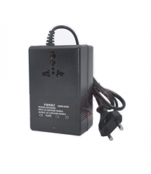 Перетворювач напруги трансформаторний 200W Input 220 V - Output 110V, + універсальна розетка