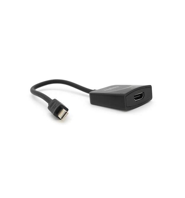 Конвертер VEGGIEG V-Z616 MiniDisplay Port (тато) на HDMI (мама), 25cm, Black, Box