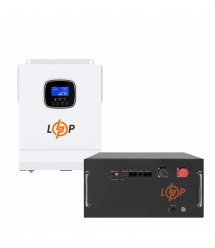 Комплект резервного живлення LogicPower ДБЖ 3500W + літієва (LiFePO4) батарея 7168 Wh