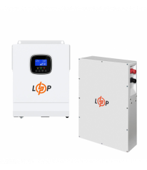 Комплект резервного живлення LogicPower ДБЖ 3500W + літієва (LiFePO4) батарея 5120 Wh