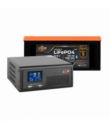 Комплект резервного живлення LogicPower ДБЖ 600W + літієва (LiFePO4) батарея 1920 Wh