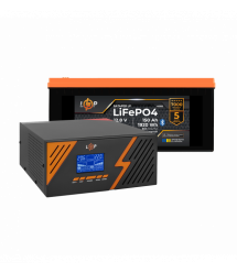 Комплект резервного живлення LogicPower ДБЖ 600W + літієва (LiFePO4) батарея 1920 Wh