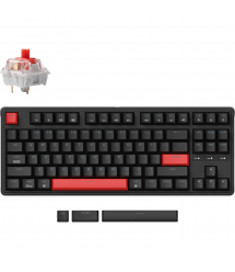 Keychron Клавиатура механическая C3 Pro 87Key, K pro Red, USB-A, QMK, Hot-swap, EN/UKR, RGB, черный