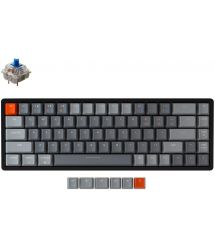 Keychron Клавиатура K6 68 Key Aluminum Frame Hot-Swap RGB Blue