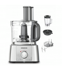 Kenwood Кухонный комбайн MultiPro Express, 1000Вт, чаша-пластик, корпус-пластик, насадок-5, серебристый