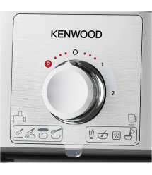 Kenwood Кухонный комбайн MultiPro Express, 1000Вт, чаша-пластик, корпус-пластик, насадок-5, серебристый