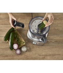 Kenwood Кухонный комбайн MultiPro Express, 1000Вт, чаша-пластик, корпус-пластик, насадок-5, серебристый