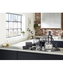 Kenwood Кухонный комбайн MultiPro Express, 1000Вт, чаша-пластик, корпус-пластик, насадок-5, серебристый