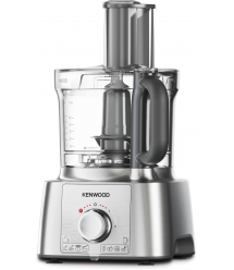 Kenwood Кухонный комбайн MultiPro Express, 1000Вт, чаша-пластик, корпус-пластик, насадок-5, серебристый
