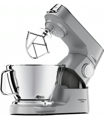 Kenwood Кухонная машина Titanium Chef Baker, 1200Вт, чаша-металл, корпус-металл, насадок-3, встроенные весы, серебристый