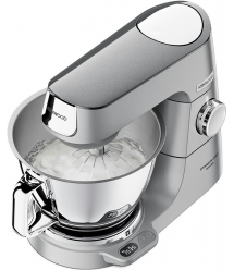 Kenwood Кухонная машина Titanium Chef Baker, 1200Вт, чаша-металл, корпус-металл, насадок-3, встроенные весы, серебристый