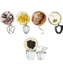 Kenwood Кухонная машина Titanium Chef Baker, 1200Вт, чаша-металл, корпус-металл, наса