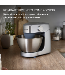 Kenwood Кухонная машина Prospero, 1000Вт, чаша-металл, корпус-пластик, насадок-5, белый