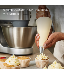 Kenwood Кухонная машина Prospero, 1000Вт, чаша-металл, корпус-пластик, насадок-5, белый