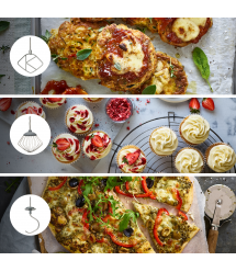 Kenwood Кухонная машина Prospero, 1000Вт, чаша-металл, корпус-пластик, насадок-5, белый