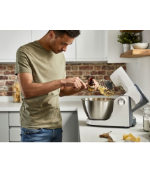 Kenwood Кухонная машина MultiOne, 1000Вт, чаша-металл, корпус-пластик, насадок-8, белый