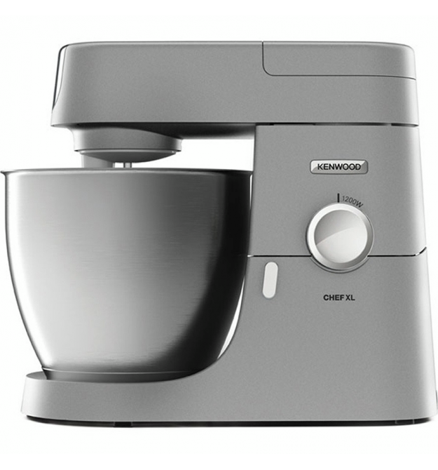 Kenwood Кухонная машина Chef XL, 1200Вт, чаша-металл, корпус-металл, насадок-3, серебристый