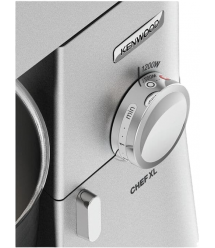 Kenwood Кухонная машина Chef XL, 1200Вт, чаша-металл, корпус-металл, насадок-3, серебристый