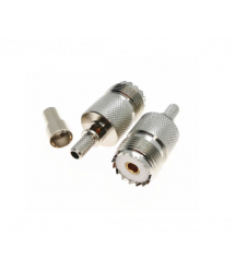 Роз&aposєм UHF Female під обтиск на кабель RG58 - RG142 - RG223 - LMR-195 - 3D-FB - SYV50-3 ціна за 1 шт