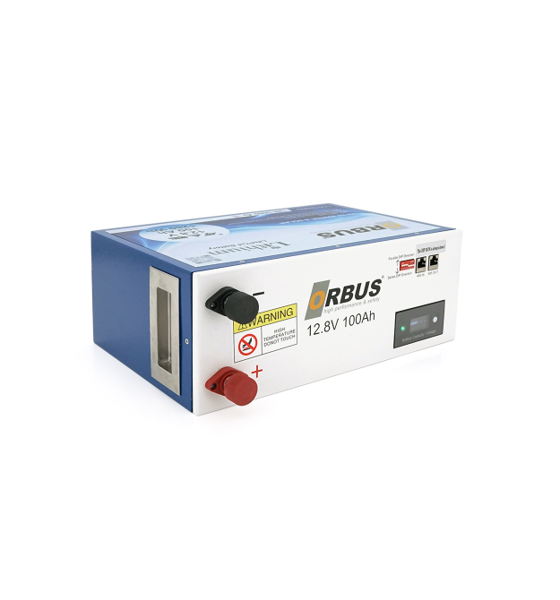 Акумуляторна батарея ORBUS LiFePO4 12,8V 100Ah,(100 - 100A) 360x140x250 mm, 12kg