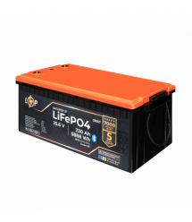 Аккумулятор LP LiFePO4 25,6V - 230 Ah (5888Wh) (BMS 200A/100А) пластик Smart BT