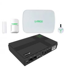 Комплект охраны U-Prox MPX G White + Mini UPS в подарок