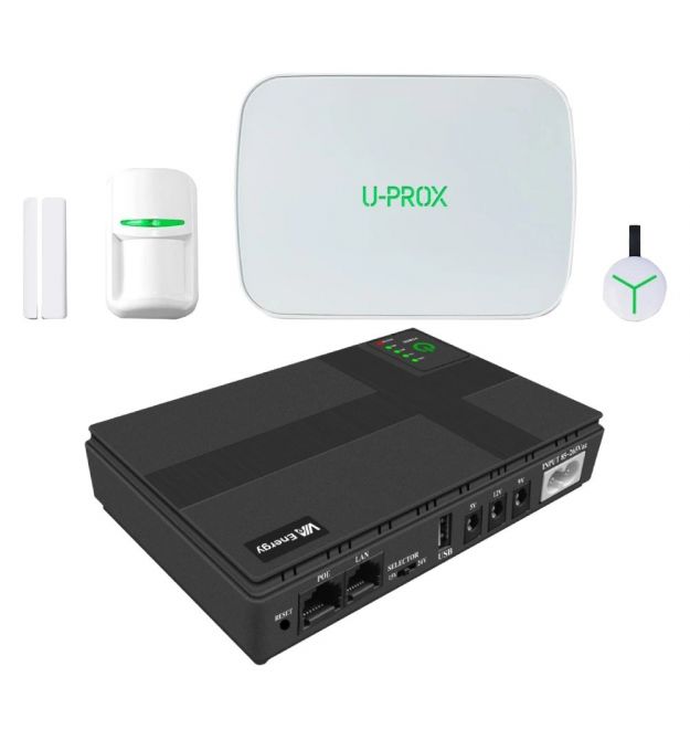 Комплект охраны U-Prox MPX G White + Mini UPS в подарок Комплект охраны U-Prox MPX G White + Mini UPS в подарок