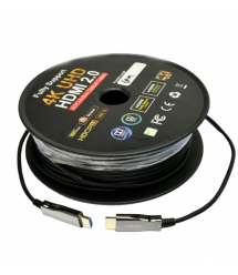 HDMI 2.0 патчкорд 100м з передачею сигнала 4K UHD по оптичному кабелю (AOC)