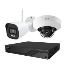 Комплект IP-відеонагляду на 2 камери TVT IP-Video Kit 2x5Mp (D-B) WiFi: 1 циліндрична 5Mp