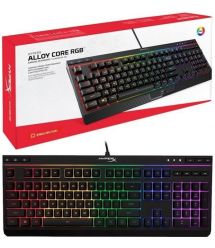 HyperX Клавиатура мембранная Alloy Core 117key, USB-A, EN/UK, RGB, черный