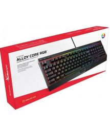 HyperX Клавиатура мембранная Alloy Core 117key, USB-A, EN/UK, RGB, черный