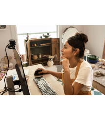 HP Мышь 920 Ergonomic Vertical, USB-A/WL/BT, чёрный