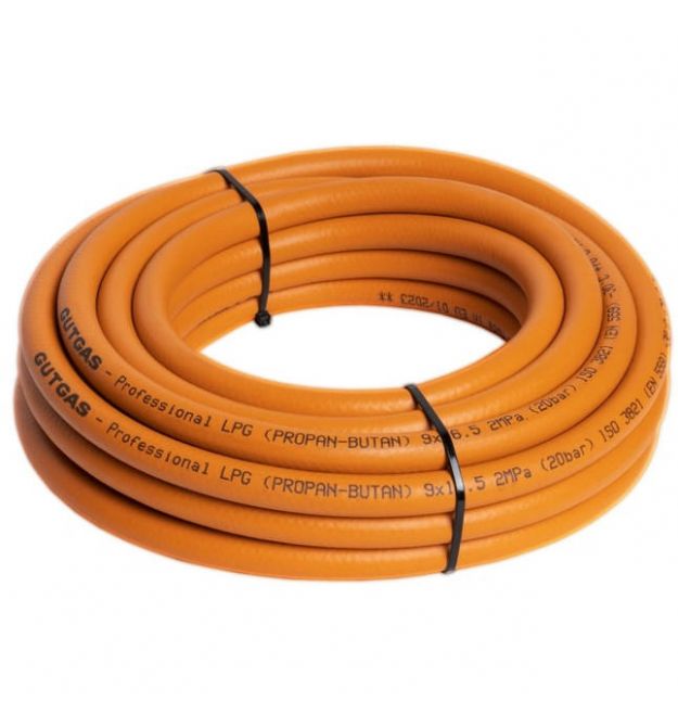 Шланг газовий Gutgas Ragasco пропан/бутан, 9x16.5мм, 1м (GFHP0922-01)