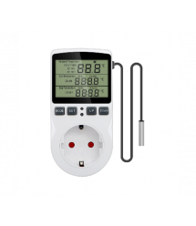 Інтелектуальний цифровий регулятор температури WH58EU, 100-250В, 50 - 60 Гц, 16А, 3680Вт, -40~120C1%, точність t-max10 хв