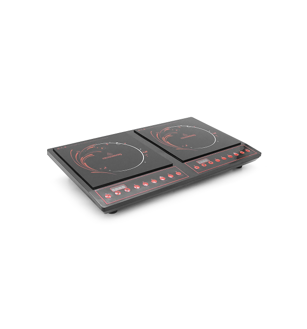 Індукційна електроплита Crowneberg CB-1329, 2 конфорки, Box