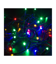 Гірлянда 160LED (Діод) RGB, 20 метрів, вилка, що підлягає, чорна ізоляція