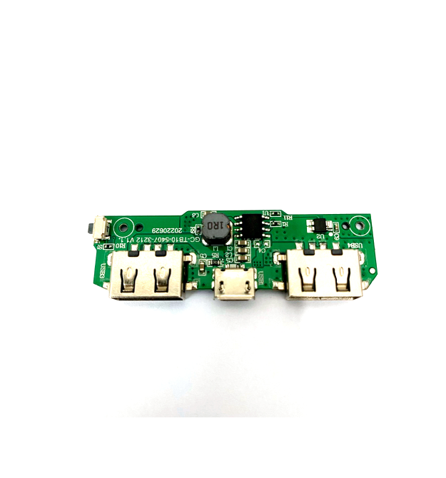 Плата для павербанку, 10000 mAh, Input: Micro-USB - 5V - 2A, Out: 2xUSB-A - 5V - 1A, 5V - 2.1A