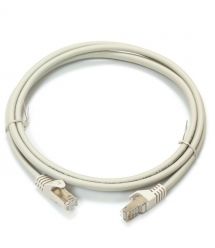 Патч-корд S-FTP, 0.3 м, кат. 6А, сірий, LW