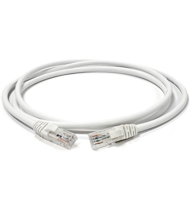 Патч-корд U-UTP, 2м, кат. 6a, 26AWG, білий, LSZH