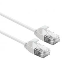 Патч-корд U-UTP, 0.2м, кат. 6А, 28AWG, Slim, LSZH