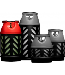 Баллон газовый композитный Gutgas Ragasco CR-24.5, пропан/бутан 10кг/12кг, вентиль KLF (GHCL2422)