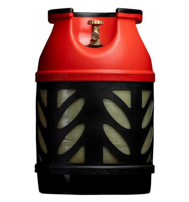 Hexagon Ragasco Баллон газовый композитный Gutgas CR-18.2, 18.2л, пропан/бутан 7.5кг/8.5кг, 30бар, вентиль KLF, 4.4кг