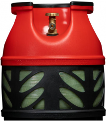 Hexagon Ragasco Баллон газовый композитный Gutgas CR-12.5, 12.5л, пропан/бутан 5кг/6кг, 30бар, вентиль KLF, 3.7кг