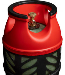 Hexagon Ragasco Баллон газовый композитный Gutgas CR-12.5, 12.5л, пропан/бутан 5кг/6кг, 30бар, вентиль KLF, 3.7кг