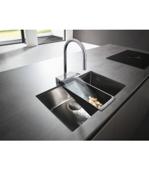 Hansgrohe Смеситель для кухни Aquno Select M81, дл.излива - 220мм, поворотный, вытяжной, 1 рычаг, хром