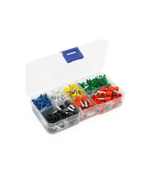 Набір клем - наконечників 380шт (E0508-85, E7508-90, E1008-40, E2508-75, E4009-45, E6012-45) у боксі