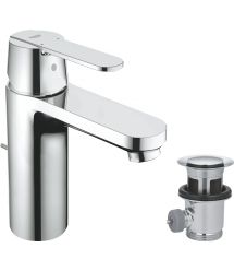 Grohe Смеситель для раковины Get M дл. излива - 122мм, неповоротный, 1 рычаг, хром