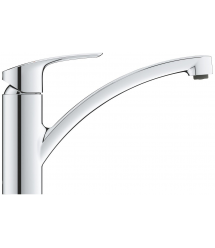 Grohe Смеситель для кухни Via, дл.излива - 227мм, поворотный, 1рычаг, хром