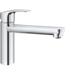 Grohe Смеситель для кухни Via, дл.излива - 222мм, поворотный, 1рычаг, хром