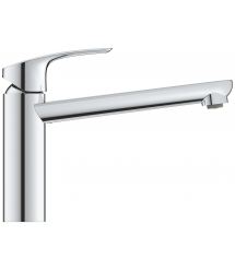 Grohe Смеситель для кухни Via, дл.излива - 222мм, поворотный, 1рычаг, хром